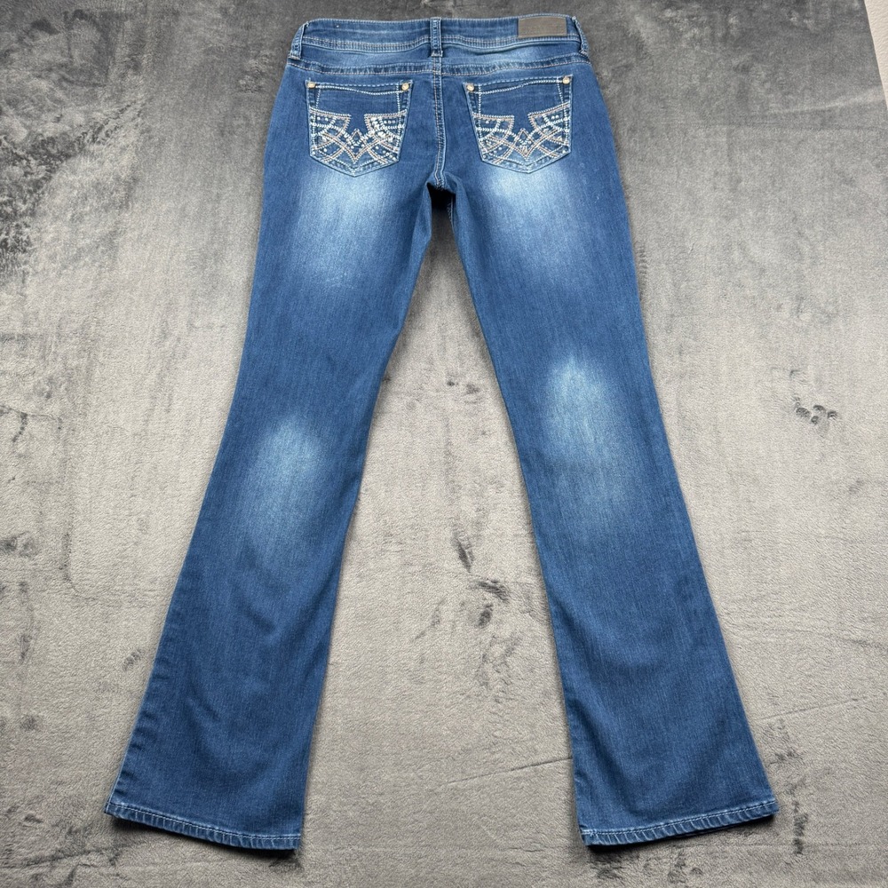 Hydraulic Bootcut Jeans Womens 9/10 Bailey Low Rise Embellished Y2K Excellent